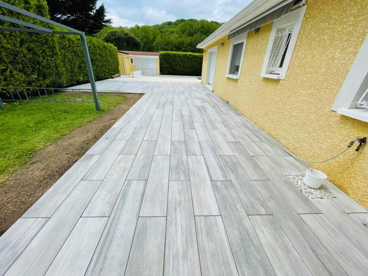 Travaux de dallage et de pavage Priay