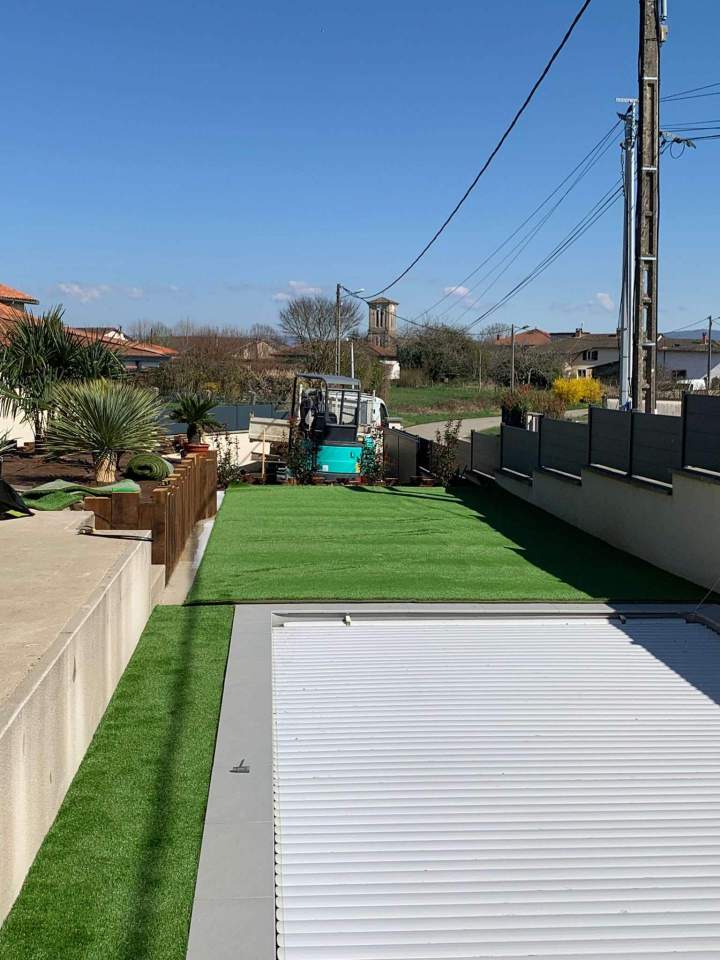 Création d'espace vert Priay