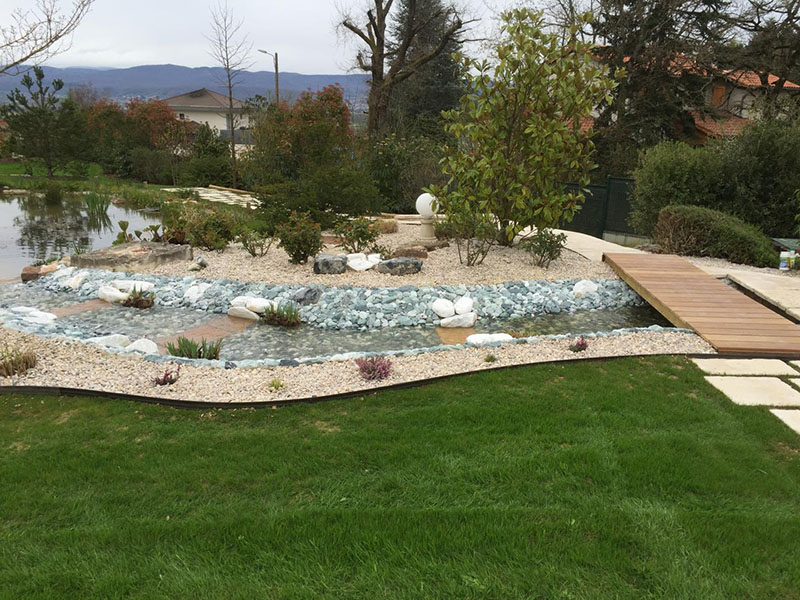 Création jardin Priay